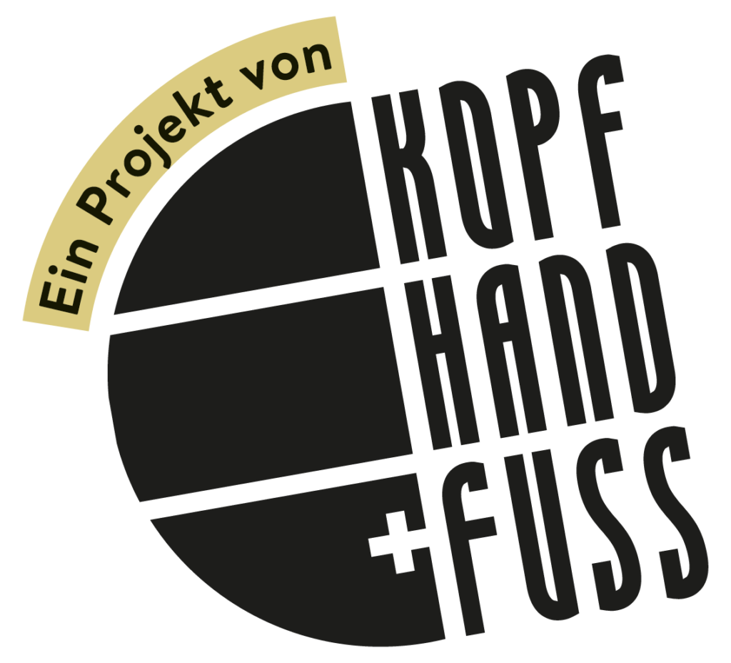 Logo Ein Projekt von Kopf, Hand und Fuss.